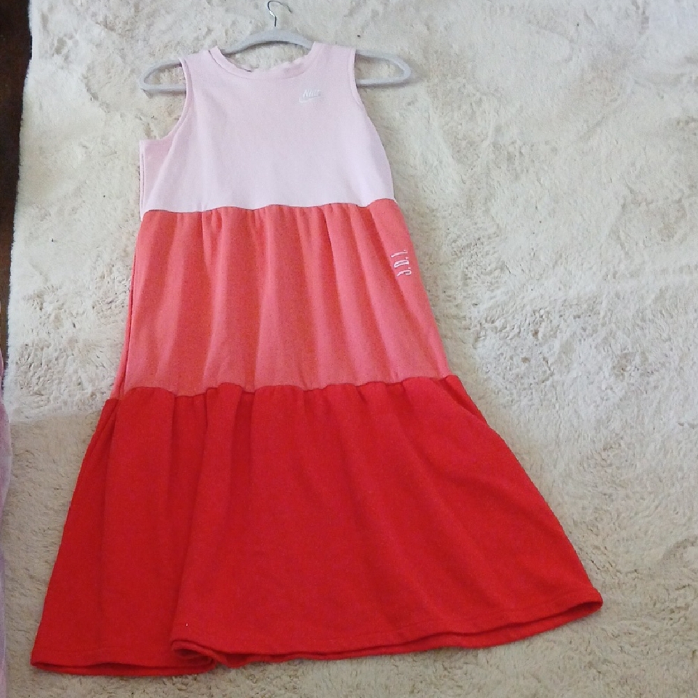 Never Worn!! Nike Pink and Red Kids Casual Dress